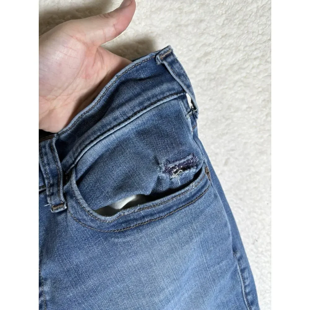 True Religion Ricky Jeans Mens 34x33 Blue Relaxed Fit Straight Leg Pocket READ